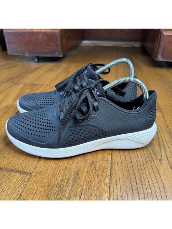 CROCS Shoes - Crocs LiteRide Pacer Black Lace Up Comfort Sneakers 205234 Women’s Size 10